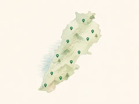 Illustrated map of nationwide Dalilkon coverage